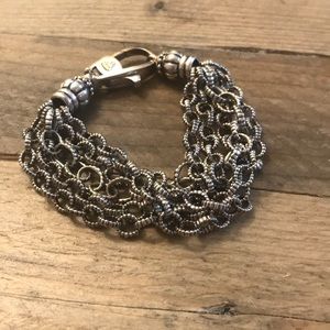 Lagos multi strand link bracelet
